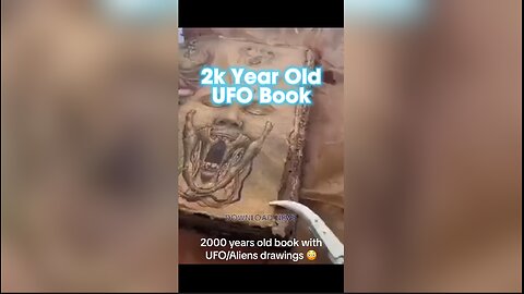 2000 Year Old Book Contains Drawings Of UFOs, Fallen Angels & Giants