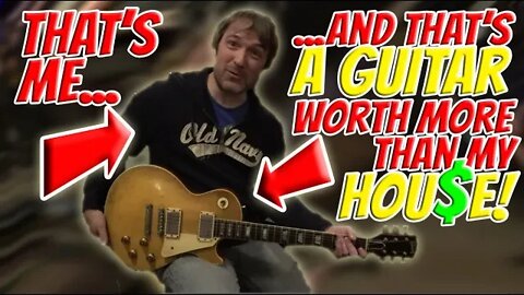Playing Greg Martin's 1958 Gibson Les Paul 'HANK' Burst - I THINK I BROKE IT!
