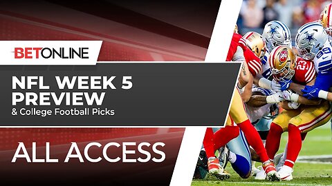 NFL Week 5 Preview, College Football Conference Matchup Picks! | BetOnline All Access