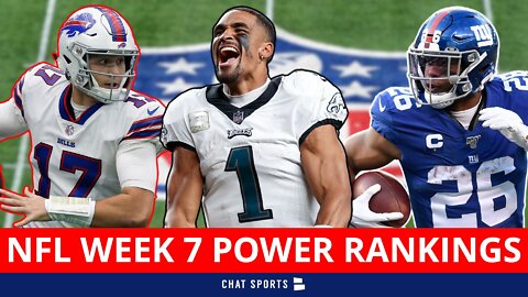 NFL Power Rankings: All 32 Teams Ranked Entering Week 7