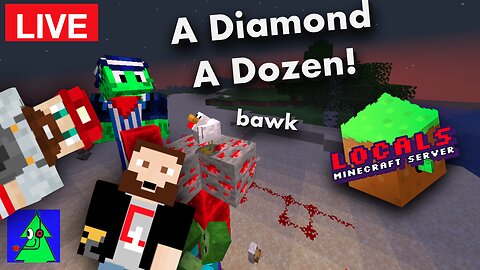 "A Diamond a Dozen!" New Shop? (ft. SkyBry, G1Games) - Locals Minecraft Server SMP Ep38 LiveStream
