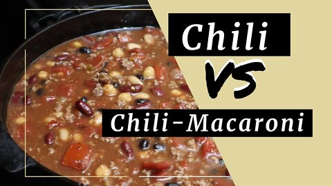 ☕ Chili Vs Chili-Macaroni | How to Make Chili ☕ | Small Family Adventures