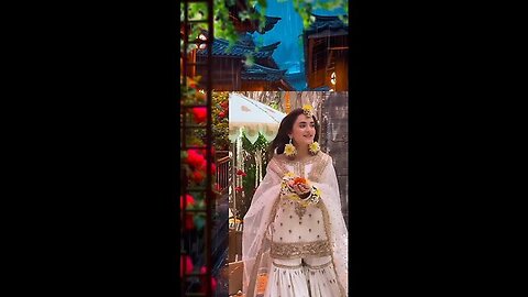 Yumna zaidi wearing nikkah dress