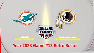 Madden 24 Dolphins Vs Redskins Year 2023 Retro