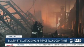 Russia still attacking as peace talk continue