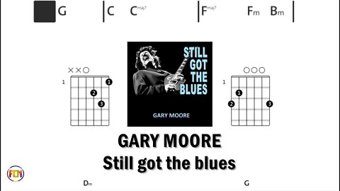 GARY MOORE Still got the blues - (Chords & Lyrics like a Karaoke) HD