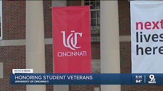 UC honors student, staff veterans