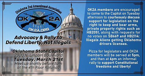 Rally for 2nd Amendment rights, Not ILLEGAL Aliens drivers licenses.