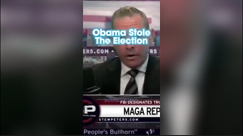 Stew Peters: Obama & The Deep State Stole The Election From Trump, Not Biden (Obama's Puppet) - 10/21/23