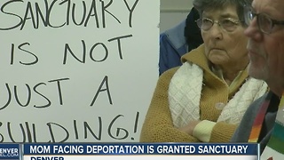 Mom facing deportation is granted sanctuary in Denver