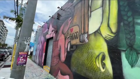 The colorful Miami neighborhood of Wynwood