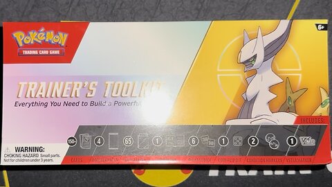 Opening a Pokemon Arceus Trainer’s Toolkit Box