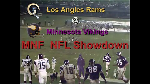 NFL MNF Rams at Vikings in drive in format clash of the Titans