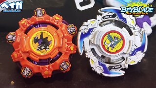 DRACIEL V .Ar.Om vs WOLBORG .8.Br' - Beyblade Burst ベイブレードバースト