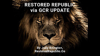 Restored Republic via a GCR: Update as of August 30, 2023