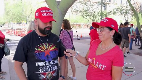 Arizona Voter Reaction with Joann Wheeler | Turning Point USA Event | AllConservatives.com