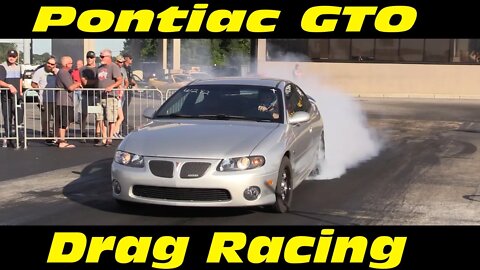 12 Second Pontiac GTO Drag Racing Wednesday Night Street Drags