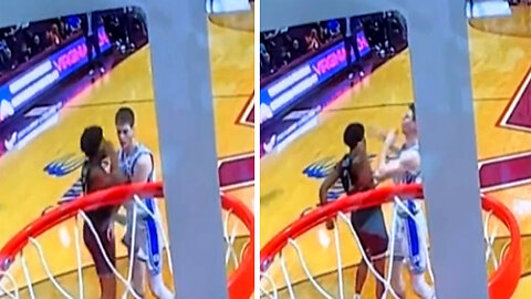 Duke’s Kyle Filipowski Punched in Throat, Throws up on Controversial No-Call