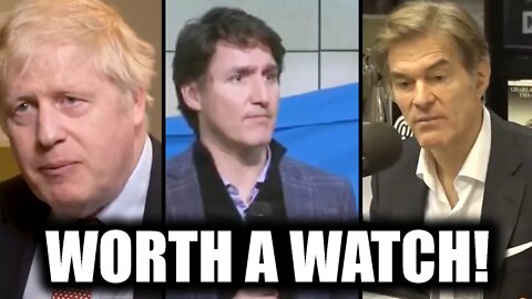 Dr Oz. Rejected By MAGA Despite Trump Endorsement, Justin Trudeau Sucks & Boris Johnson Is A Puppet