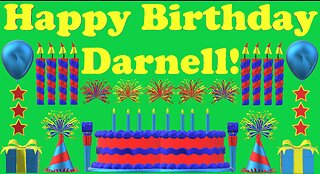 Happy Birthday 3D - Happy Birthday Darnell - Happy Birthday To You - Happy Birthday Song