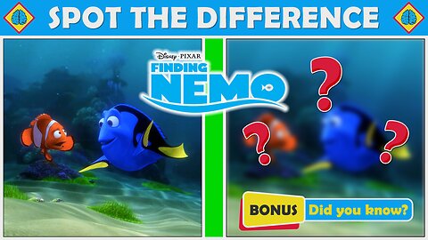 Finding Nemo - Spot The Difference | Find The Difference GAME