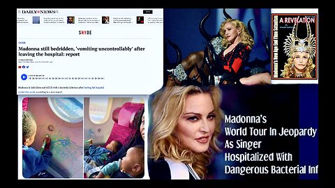 Madonna Satanic Music Industry Queen Near Death - Affirmative Action Mama Shows Black Pride On Plane