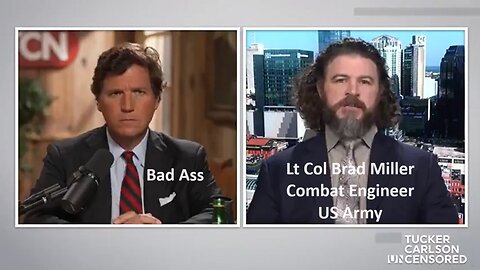 Tucker w/ Lt Col Brad Miller: US Military is Being Destroyed By Woke Pigs Who Run it, is Threat to the Nation