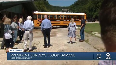 Biden visits Kentucky, promises state will be 'better than we were' after flooding