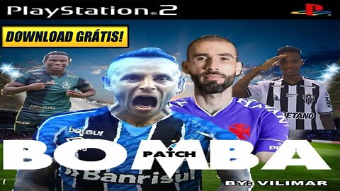 BOMBA PATCH 2021 PS2 LANÇAMENTO ABRIL EDITOR VILIMAR