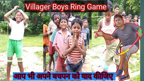 Entertainment ring game of villager children