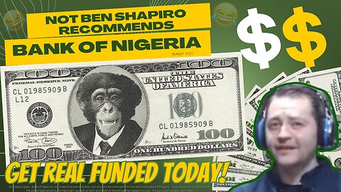 NOT Ben Shapiro Recommends Bank of Nigeria (Joke Sponsorship Ad)