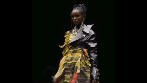 Malikalouback In JeanPaulGaultier × Sacai Fall/Winter 2021