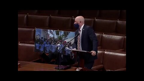 Republican lawmaker makes fun of President Biden on House floor