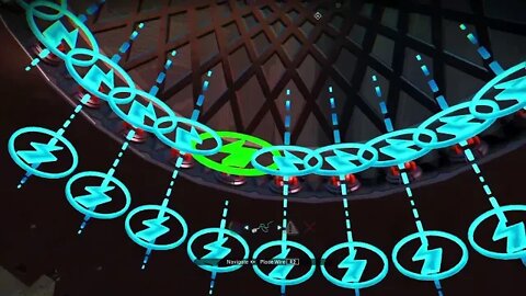 Wiring up the circular airlock door