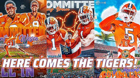 Sammy Brown, Bryant Wesco, & T.J. Moore Just Committed to Clemson! 🤯