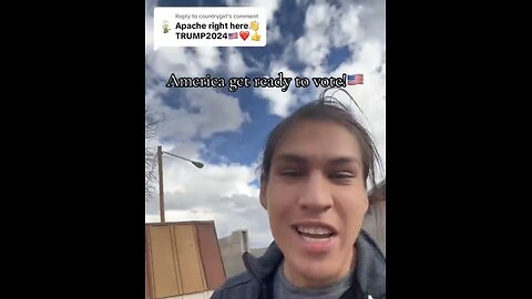 APACHE🇺🇸🗳️🚮CALLS FOR NATIVE AMERICAN INDIANS TO STAND WITH TRUMP🇺🇸🗳️💫