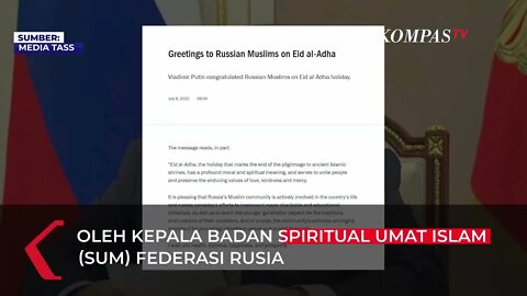 Russian President Vladimir Putin's speech to Muslims celebrating Eid al-Adha 2022 #putin