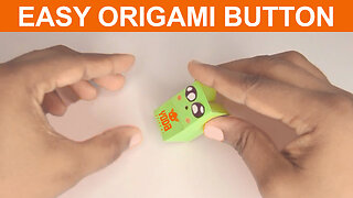 Origami Button - Easy And Step By Step Tutorial