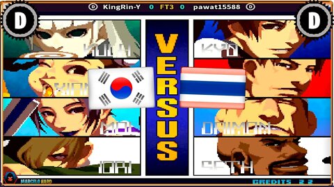 The King of Fighters 2001 (KingRin-Y Vs. pawat15588) [South Korea Vs. Thailand]
