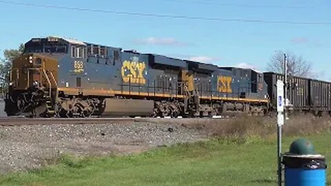 CSX B157 Loaded Coke Express Train from Sterling, Ohio October 8, 2022