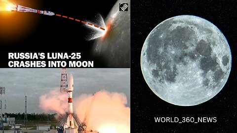 Russia's Luna-25 spacecraft crashed into the Moon after it spun out of control.