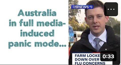 Australia in full media-induced panic mode...