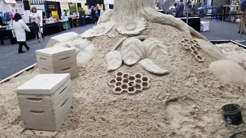 🏝️360 VIEW OF THE SAND ART AT 2019 AMERICAN BEEKEEPERS FEDERATION CONFERENCE🏝️