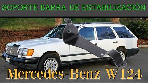 Mercedes Benz W124 - Como cambiar el soporte de barra de estabilización