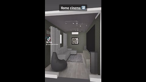 Small home cinema design