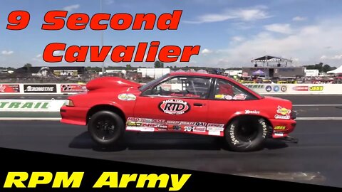 9 Second Chevy Cavalier Lucas Oil Drag Racing Series | Wheelstand