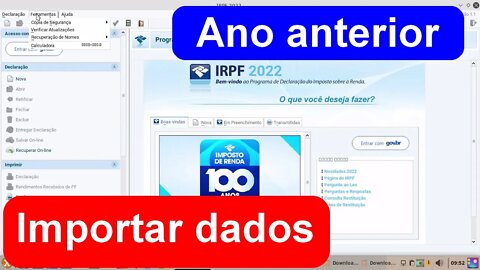 Como restaurar a declaracao de imposto de renda do ano anterior