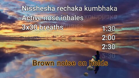 Turbo breathing - Nitric Oxide booster - Brown noise on holds