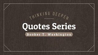 Quotes - Booker T Washington