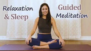 Bedtime Meditation for Restful Sleep ♥ Deep Relaxation, How to Fall Asleep, Guided Meditation ASMR